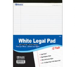 Letter Size Ruled Pads 12/Pk